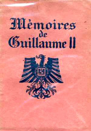 Mmoires de Guillaume II (Guillaume II - Ed.1922)